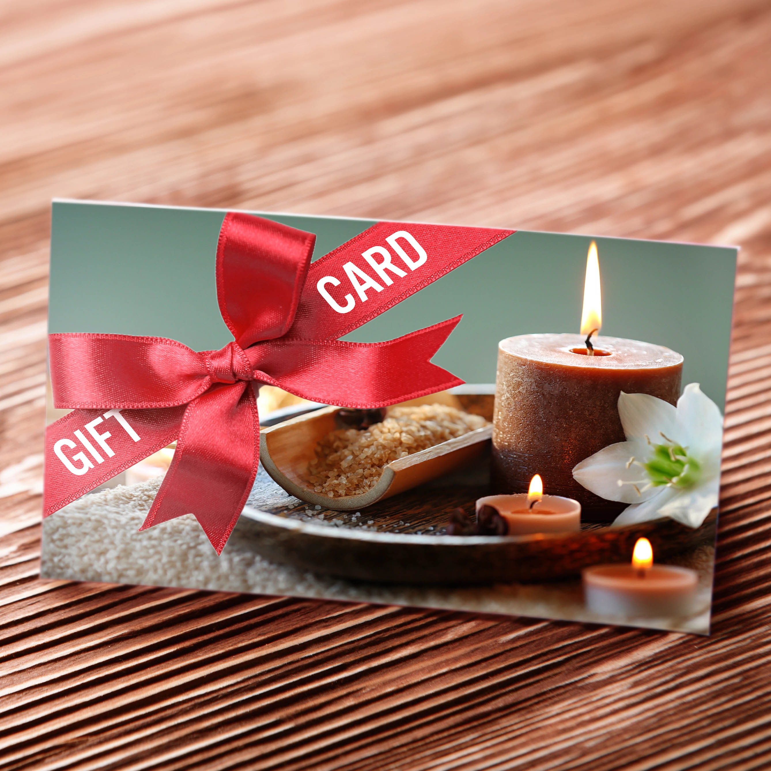 Massage gift card